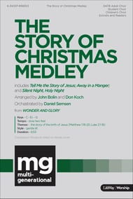The Story of Christmas SATB choral sheet music cover Thumbnail